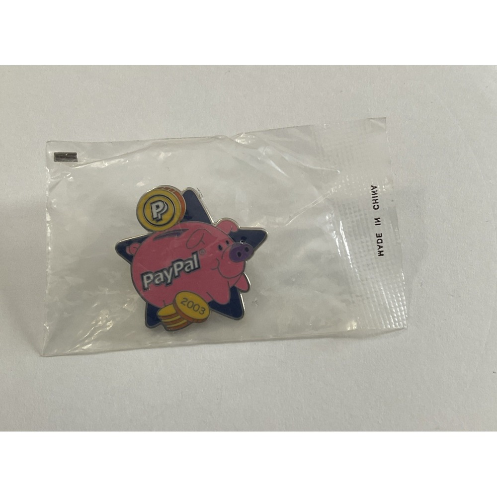 Ebay Live 2003 Paypal Piggy Bank Vintage Lapel Pin NEW Tech Collectible